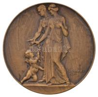 Lőrincz István (1901-1985) 1931. "Házasságkötésünk emlékére - 1932.ápr.30." Br emlékérem (50mm) T:2 HP 3417v