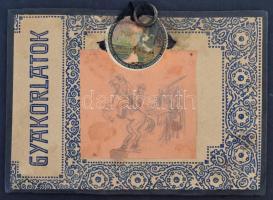 3 db grafika: Mohr jelzéssel: Az alkohol ördöge 1928. Ceruza, papír, 12×19 cm illetve ME jelzéssel: ...