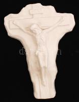 Feszület korpusszal, gipsz, 33x21cm