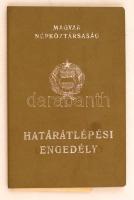 1988 Határátlépési Engedély, Magyar Népköztársaság, pp.:44, 15x9cm