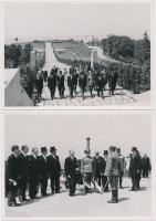 1940 Radocsay László(1878-1968) igazságügy-miniszter jugoszláviai látogatásán készült képek, 12 db f...