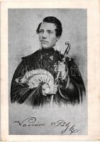 Vasvári Pál, 1848 centenáriumára emléklap, acélmetszet