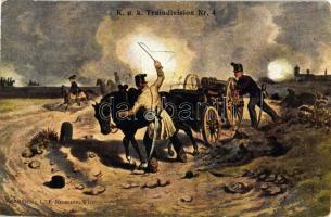 Moosbacher Erhard szekerészközkatona és bajtársa Nekowetz Tomás a Goitoi csatában 1848-ban / K.u.K. Traindivision Nr. 4., Battle of Goito in 1848 (EK)