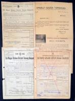 cca 1912-1948 16 db régi vegyes biztosítási kötvény