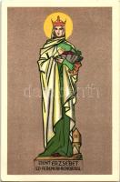 Szent Erzsébet Szent Ferenc III. rendjéből / Elizabeth of Hungary s: Unghváry Sándor (EK)