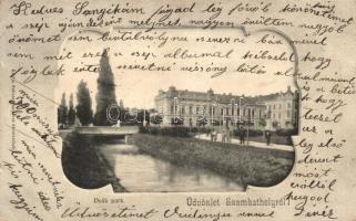 Szombathely, Deák park, híd, kiadja a Steiner Testvérek, Art Nouveau (EK)