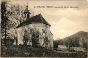 Nagysáros, Velky Saris; II. Rákóczi Ferenc udvari kápolnája, kiadja Holénia Béla / castle chapel