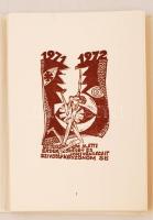 1979 Stettner Béla-40 metszete, 500/059. sorszámozott példány, kiadói mappában, 21x40cm