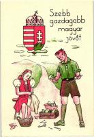 Szebb, Gazdagabb magyar jövőt! Diákkaptár / Hungarian Youth Association propaganda card s: Csongor Éva