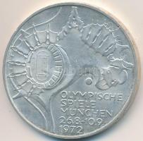 NSZK 1972F 10M Ag "Olimpia-München / Stadion" T:2
FRG 1972F 10 Mark Ag "Olymics Muni...