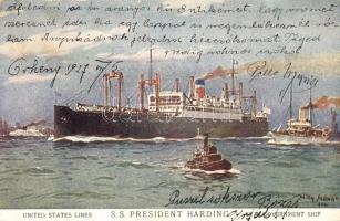 10 db régi, tengerjáró hajókat ábrázoló képeslap, vegyes minőség / 10 old postcards depicting seafar...