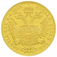 Ausztria 1915. 1D Au "Ferenc József" utánveret (3.51g/0.986) T:2 (P)
Austria 1915. 1 Duca...