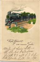 11 db RÉGI motívumlap, Újévi üdvözlőlapok, több érdekes litho lappal, vegyes minőség / 11 old motive...