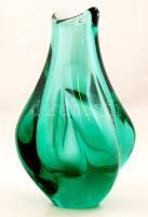 Muránói  kis váza, formába öntött, jelzés nélkül, jó állapotban, m: 16,5 cm