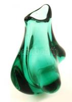 Muránói  kis váza, formába öntött, jelzés nélkül, jó állapotban, m: 16,5 cm