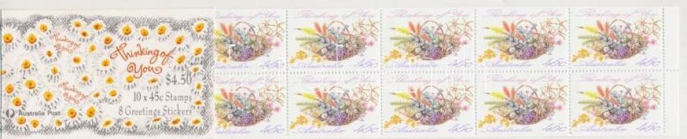 Greeting Stamps self-adhesive stamp booklet, Üdvözlőbélyeg öntapadós bélyegfüzet