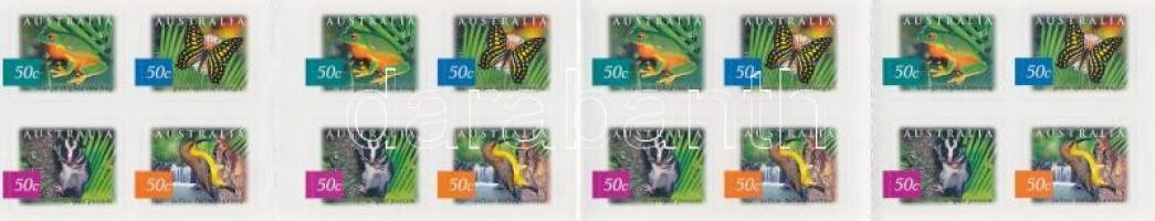 Animals and plants self-adhesive stamp booklet, Állatok és növények öntapadós bélyegfüzet