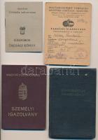 1941-1993 15 vegyes igazolvány tétel(tagsági könyv, tagsági igazolvány, személyi igazolvány, stb.)