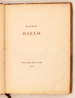 József Attila: Hazám. Juhász Ferenc előszavával, Csernus Tibor eredeti rajzaival, Bp., 1956, Szépiro...
