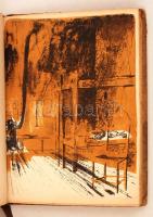 József Attila: Hazám. Juhász Ferenc előszavával, Csernus Tibor eredeti rajzaival, Bp., 1956, Szépiro...