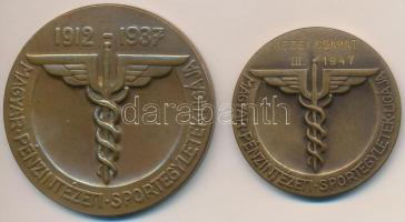 Matskássy Gyula (1912-1971) 1937. "Bajnoki Érem / Magyar Pénzintézeti Sportegyletek Ligája&quot...