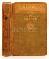 Ars una specieses mille. histoire générale de l'art. France par Louis Hourticq. Paris, 1911, Librarie Hachette. Kiadói aranyozott egészvászon-kötésben, az előzéklap hiányzik, annak helyén a kötés kissé megnyílt. Kissé sérült gerinccel.