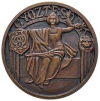 1915. "ISTE - Győztesnek" Br emlékérem. Szign.: Csillag T. (30mm) T:2