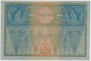 1902. 1000K (3x) mindnél "DEUTSCHÖSTERREICH" felülbélyegzés, mindkét oldal német és hátlap...