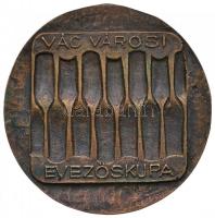 DN "Vác városi evezős kupa" Br emlékérem (80mm) T:2-