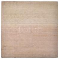 DN "Visegrád" Br plakett (70mm) fatalpon, ragasztás elengedett (87x89mm) T:2