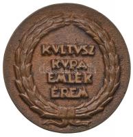 Csúcs Ferenc (1905-1999) 1946. "Kultusz Kupa Emlékérem" Br emlékérem (55mm) T:2