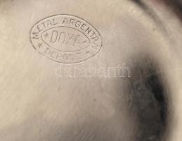 Doxa zsebóra fémtokban, másodpercmutatós, jelzett, működik, d:5cm