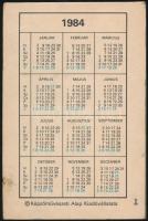 1984 Jegyzettömb és naptár, erotikus képpel