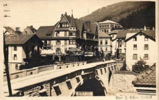 1924 Landeck, Hotel Post, bridge, photo