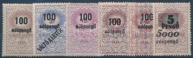 6 klf váltóilleték okmánybélyeg