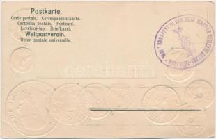 Antwerp, Anvers, set of Belgian coins Emb. (EB)