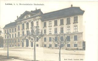 1912 Leoben, k. k. Montanistisches Hochschule / college