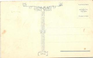 Golden Italian art postcard, Anna & Gasparini 117-1 unsigned Corbella