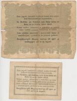 1848. 10Ft + 1849. 30kr "Kossuth bankó" T:III,III-