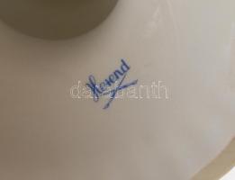 Herendi virágmintás mosdókancsó, kézzel festett, jelzett, hibátlan, m:33 cm, h:29 cm