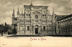 Pavia, Certosa di Pavia, Facciata della Chiesa / Charterhouse of Pavia, front of the church (wet corners)