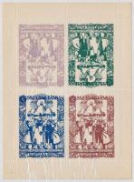 1915 Országos Központi Hitelszövetkezet naptára levélzáró kisív