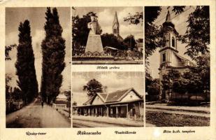 Budapest XVII. Rákoscsaba, vasútállomás; mozaiklap