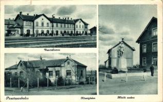 Pusztaszabolcs, vasútállomás; mozaiklap (b)