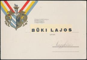 1930 Szeged, Meghívó a nemzeti megújhodás nevében rendezett ünnepségsorozatra