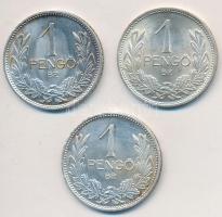 1937,1938,1939. 1P Ag (3x) T:1-