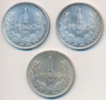 1937,1938,1939. 1P Ag (3x) T:1-,2