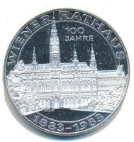 Ausztria 1983. 500Sch Ag "100 éves a bécsi Tanácsház" T:2 (PP) Austria 1983. 500 Schilling Ag "Centennial - Vienna City Hall" C:XF (PP)