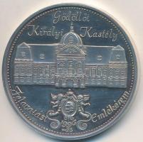 1997. "Gróf Grassalkovich Antal, a kastély építtetője / Gödöllői Királyi Kastély - 1996 Felavatási Emlékérem" Ag emlékérem eredeti tokban, tanúsítvánnyal (31,07g/0.999/42,5mm) T:1-
