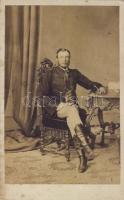 1861 Régi fénykép: gróf Migazzy János